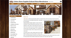 Desktop Screenshot of cultural-stone.com